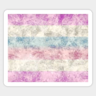 Bigender Pride Flag - Water color Sticker